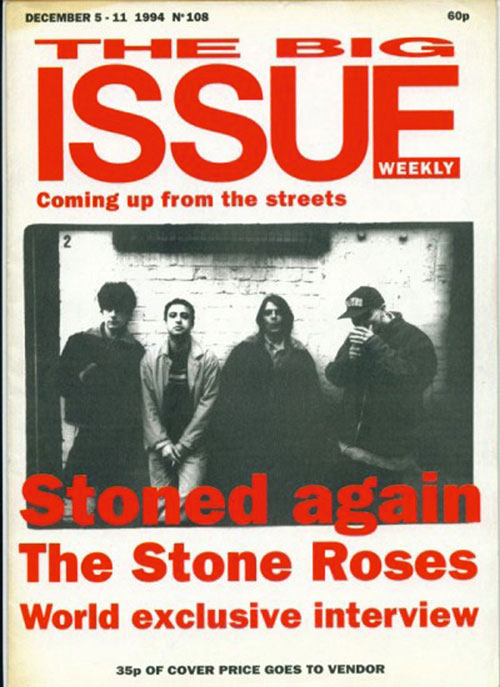 The Big Issue Stone Roses cover December 1994