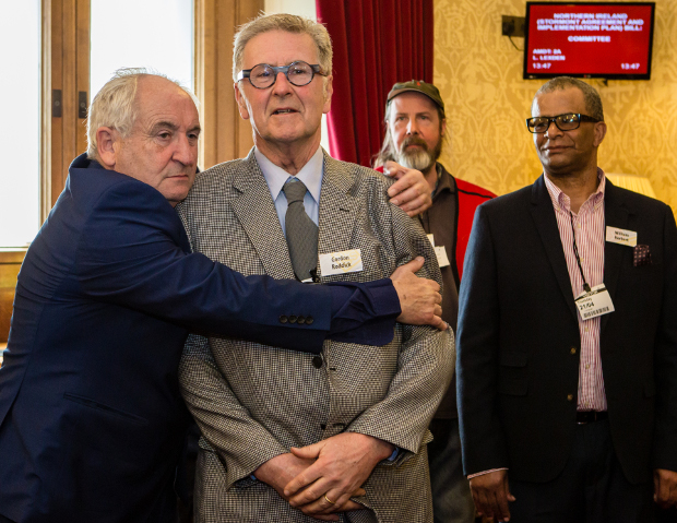 John Bird and Gordon Roddick at the House of Lords