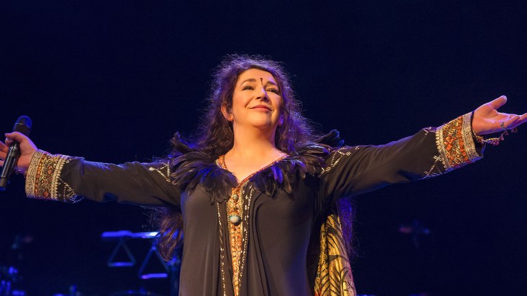 Kate Bush onstage in London