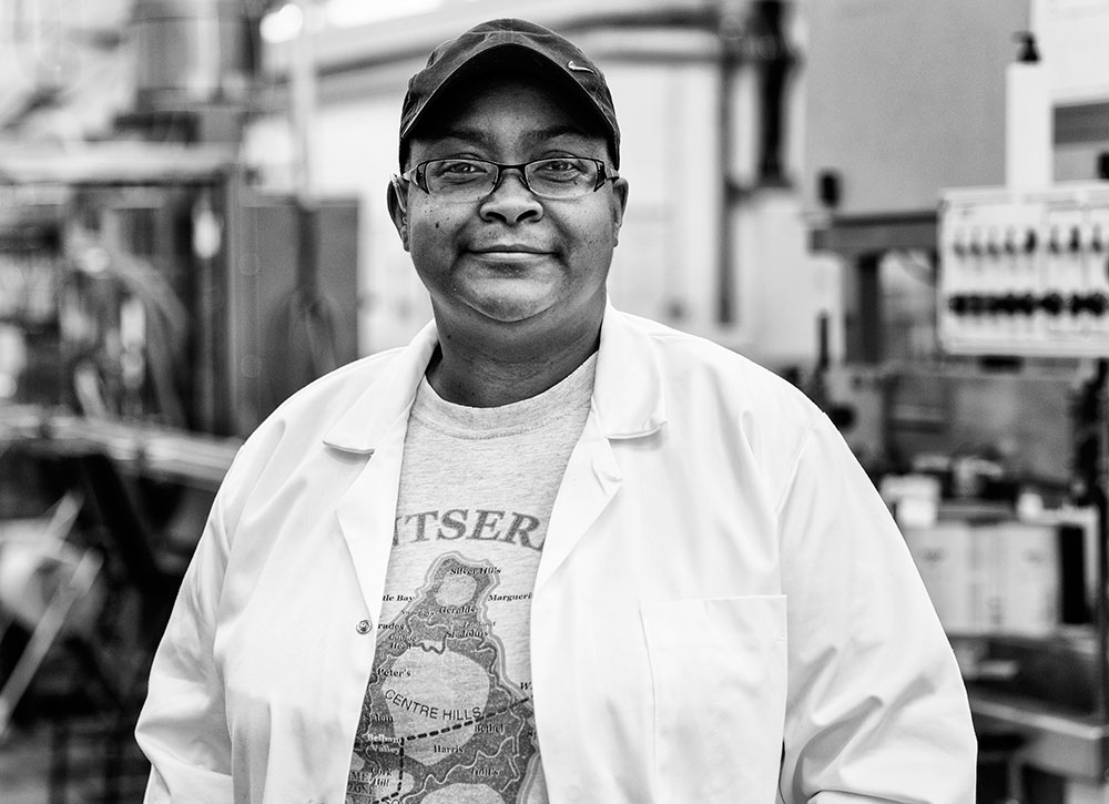 Employee Sandra Duberry at The Soap Co.