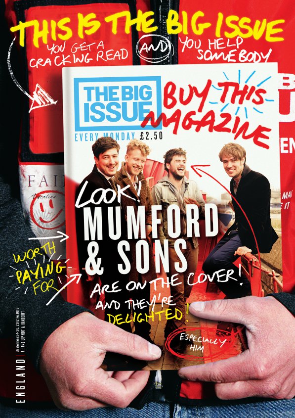 Mumford & Sons on the cover!