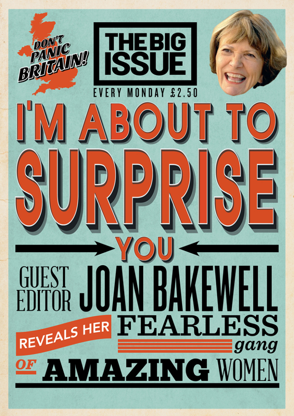 Guest editor Joan Bakewell reveals her fearless gang of amazing women