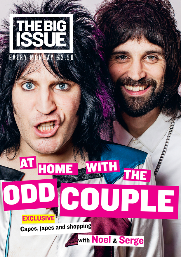 At home with the odd couple: capes, japes and shopping with Noel Fielding and Serge Pizzorno