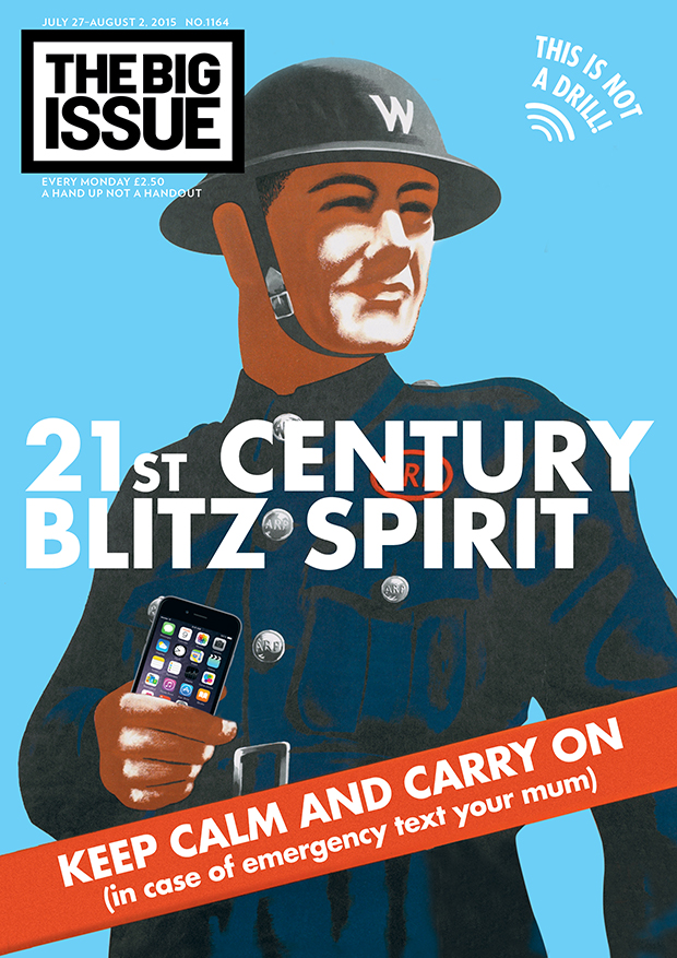 21st century Blitz spirit: Keep calm and carry on (in case of emergency text your mum)