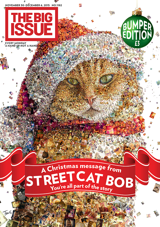 A Christmas message from Street Cat Bob. You’re all part of the story