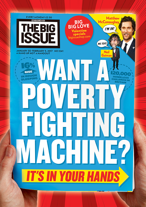 Want to make a difference? By buying The Big Issue – it's in your hands...