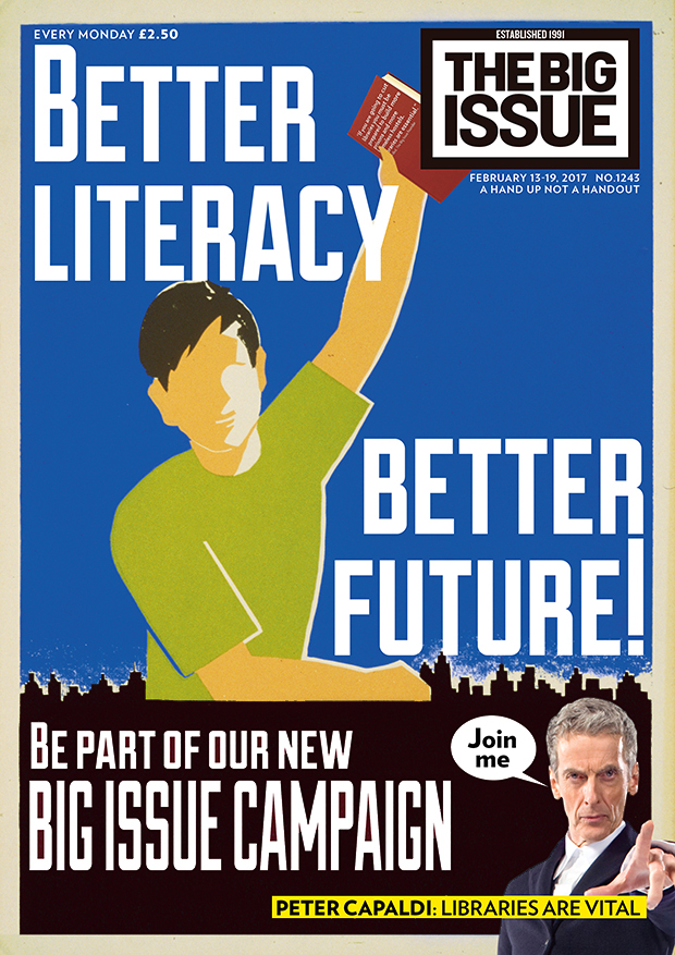 Better literacy, better future. Be part of our new Big Issue campaign