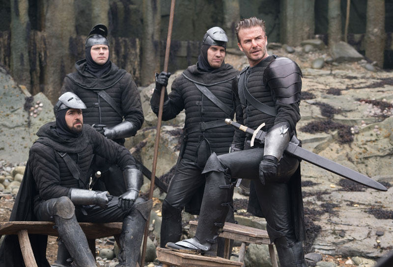 David Beckham in King Arthur