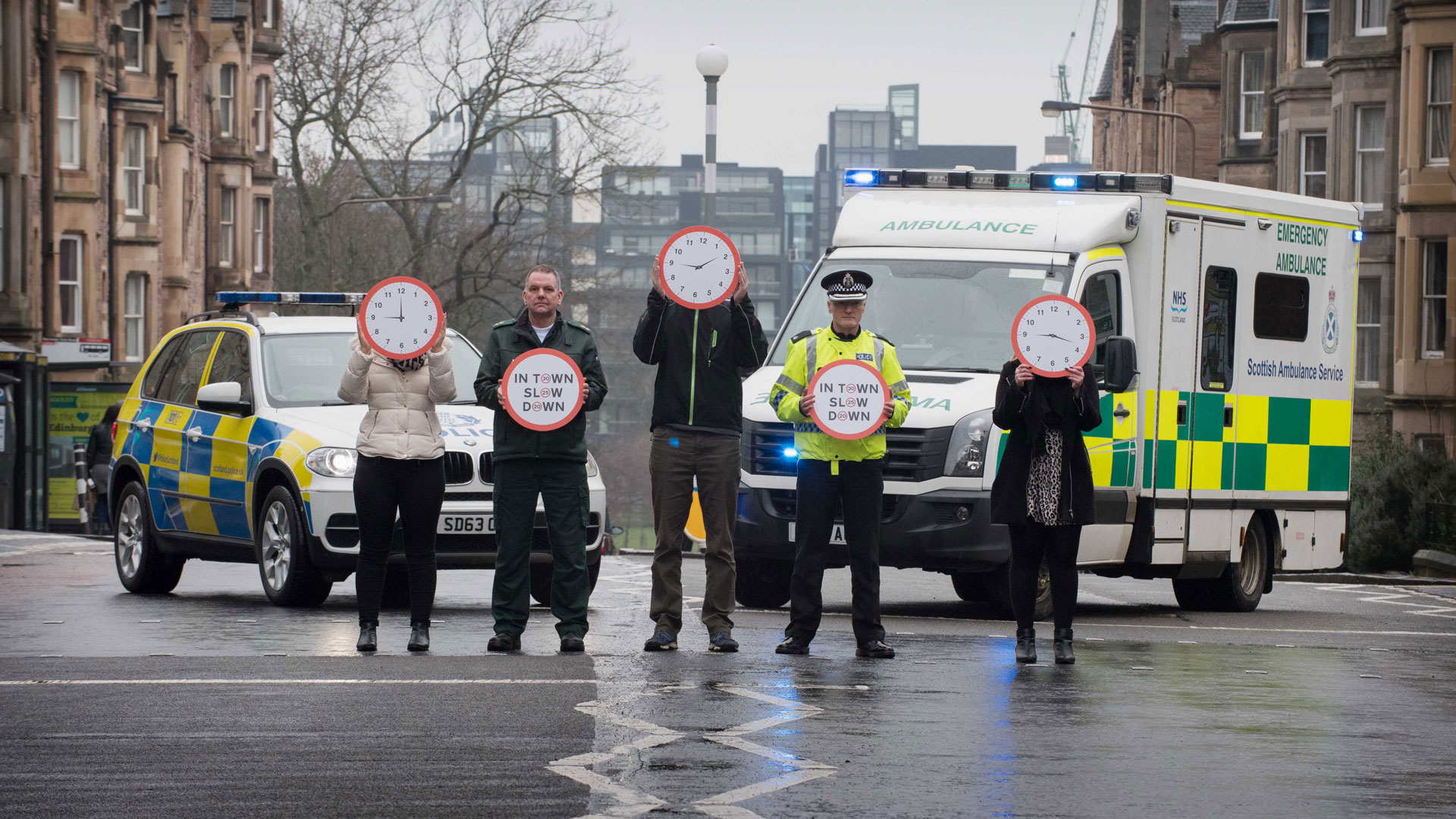 Safer Scotland: In town, slow down