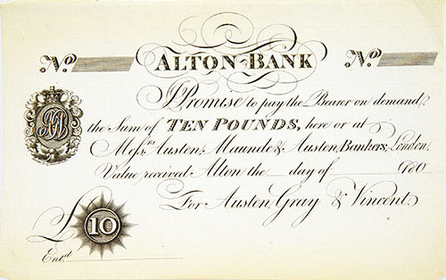 Jane Austen bank note