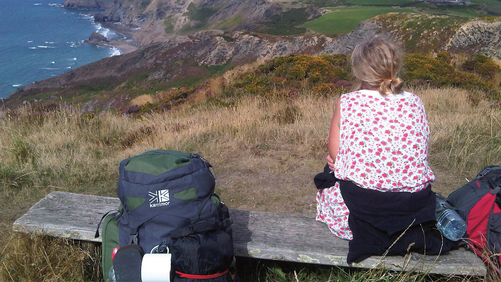 Raynor Winn at High Cliff Cambreak