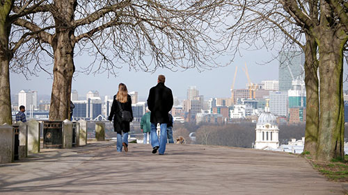 Walking in Greenwich