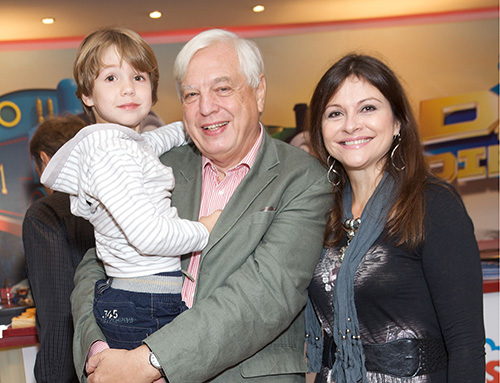 John Simpson and family