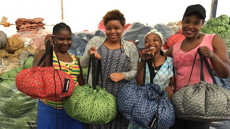 Women at the Wonderbag factory in South Africa