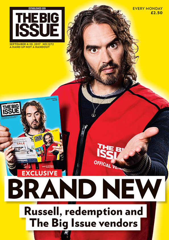 Brand new: Russell, redemption and The Big Issue vendors