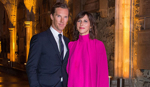 Benedict Cumberbatch and his wife Sophie Hunter