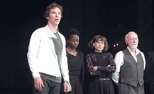 Benedict Cumberbatch asks audiences at Hamlet to donate to Save The Children's Syria appeal