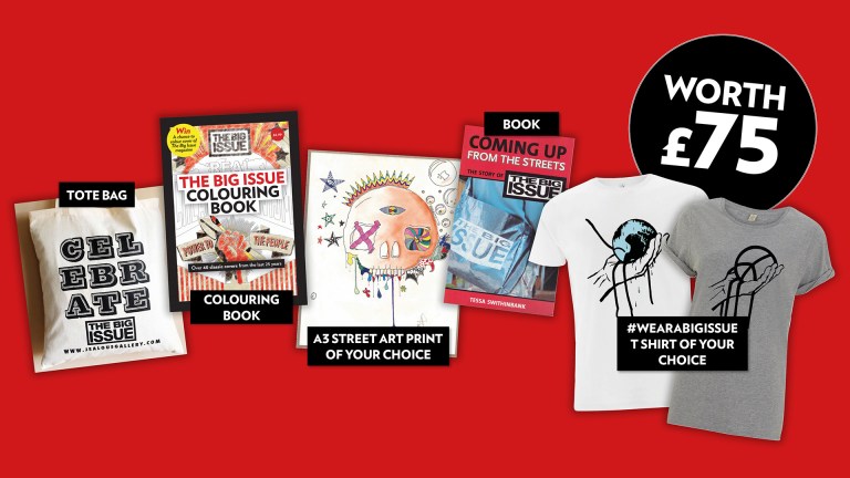 Big Issue Shop goodies competition