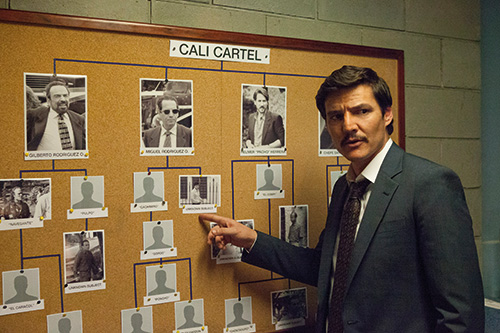Pablo Pascal as DEA agent Javier Pena in Narcos series three