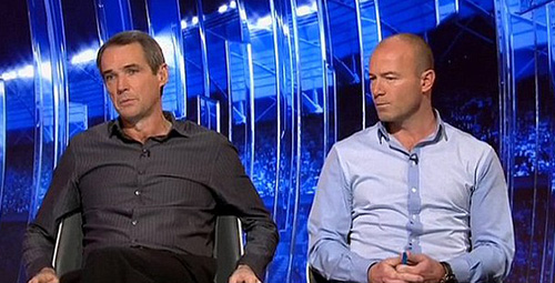 Alan Hansen and Alan Shearer on Match Of The Day