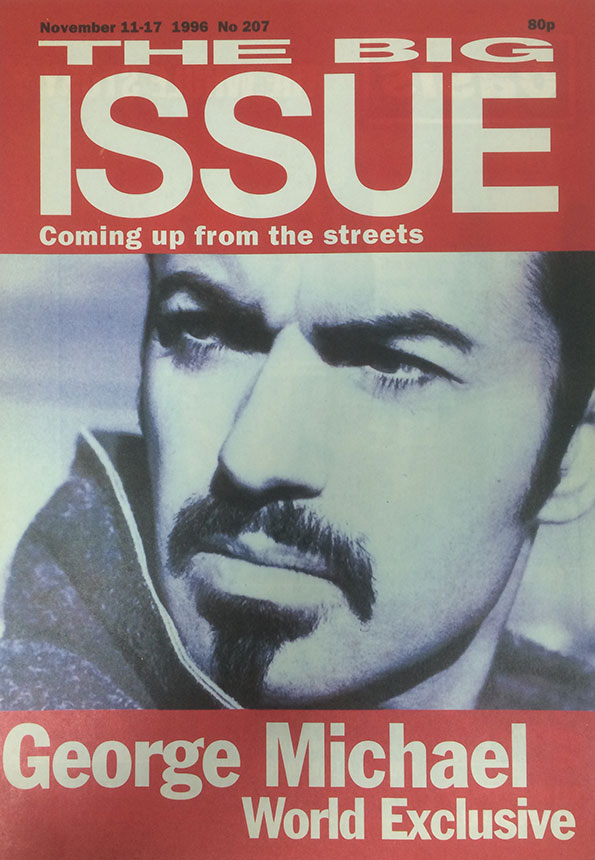 George Michael - 1996 Big Issue cover