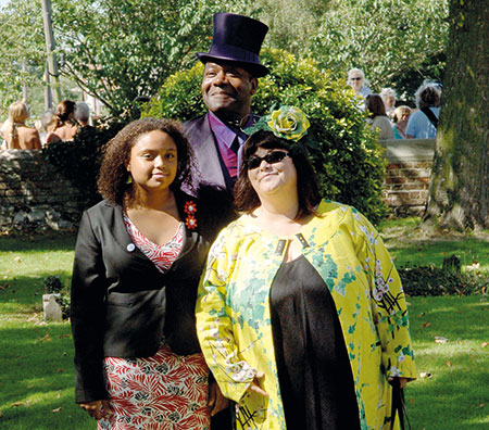 Lenny Henry and Dawn French and daughter Billie