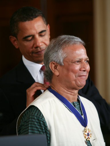 Muhammad Yunus, Barack Obama