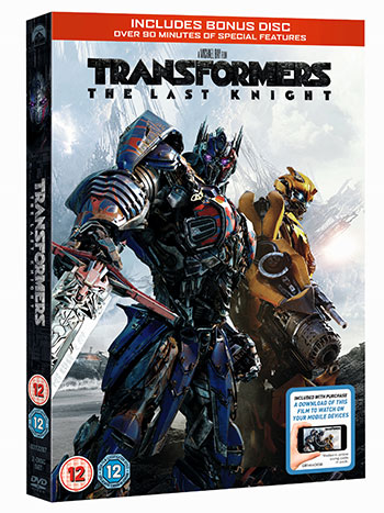 Transformers: The Last Knight DVD