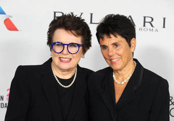 Billie Jean King and partner Ilana Kloss