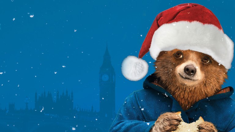 Paddington Bear at Xmas