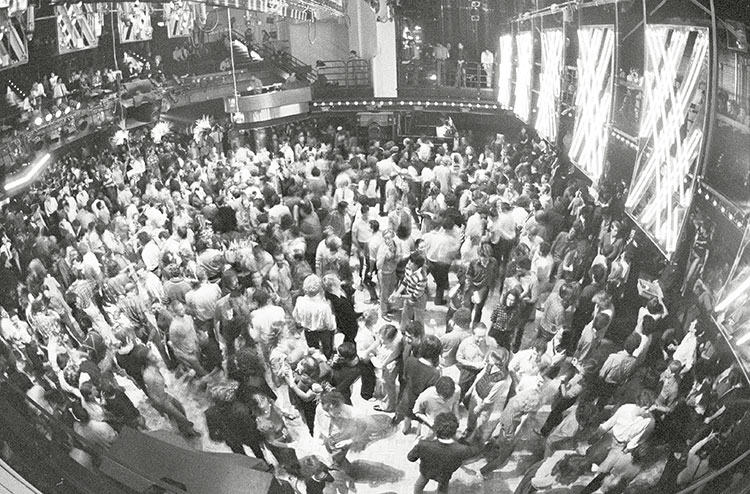 Revellers at Studio 54, November 1979