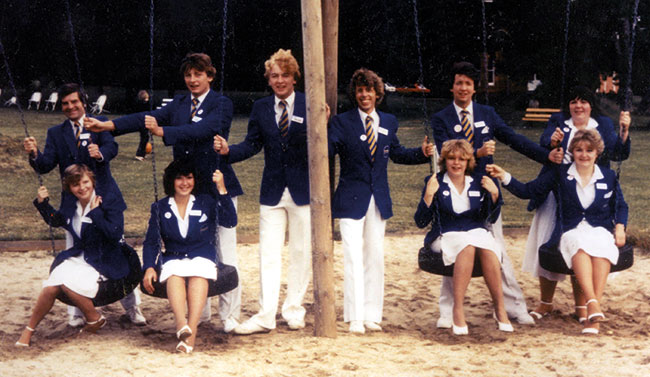 Shane Richie, 18, at Pontins