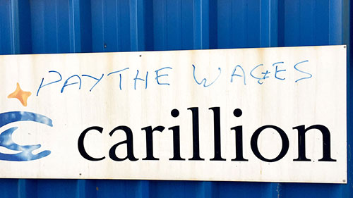 Carillion wages