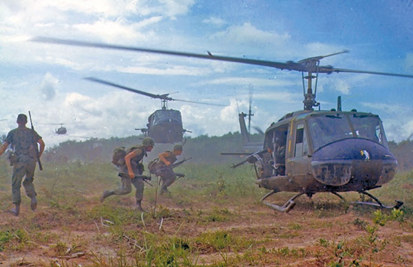 Helicopters in Vietnam 1966