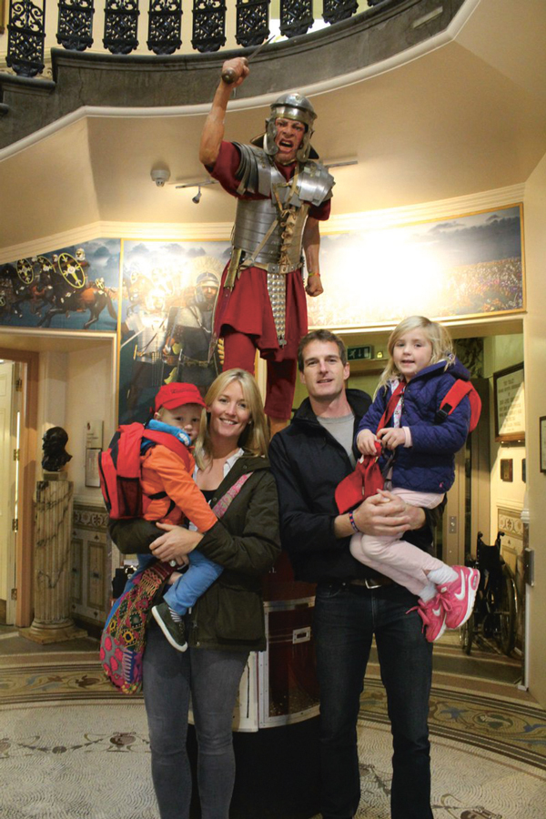 Dan Snow with Family