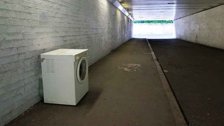 @Athirty4 washing machine street art Oxford