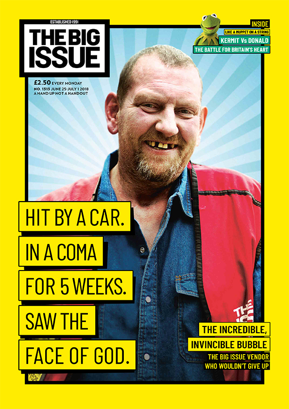 The Incredible Invincible Bubble: The Big Issue Vendor Who Wouldn’t Give Up