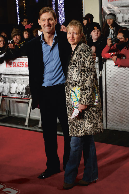 Tony Adams and wife Poppy Teacher