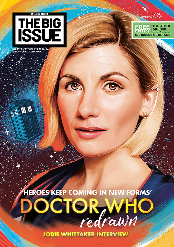 Jodie Whittaker: Doctor Who redrawn