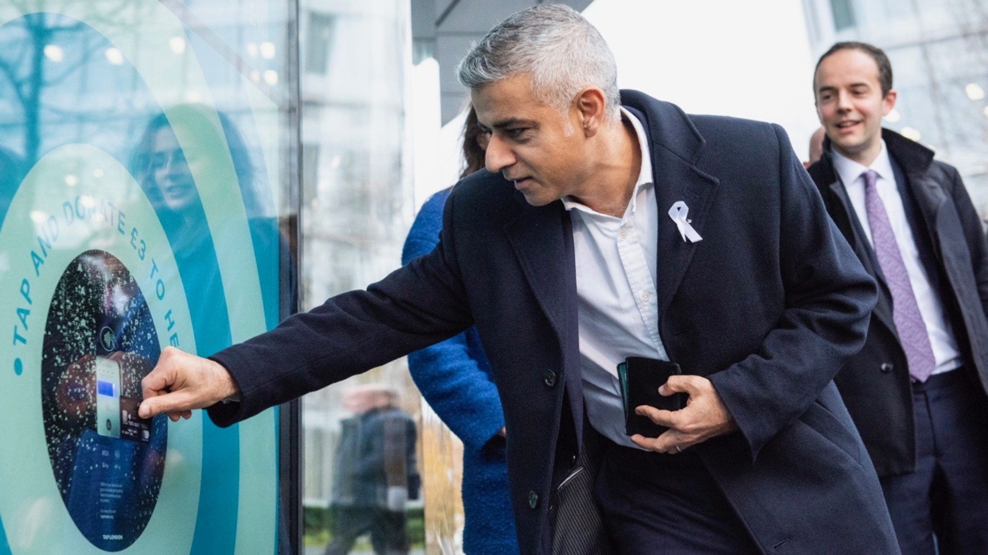 Sadiq Khan launches TAP London contactless donation scheme