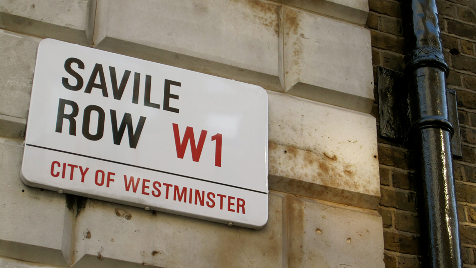 Savile Row street sign