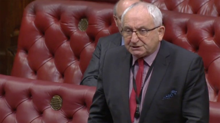 John Bird House of Lords 2019