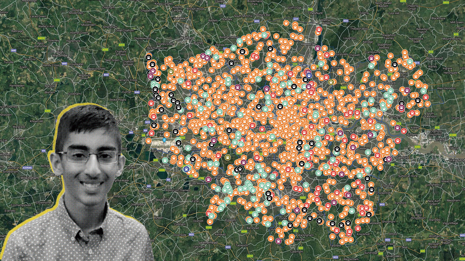 Kabir Kaul London green space map