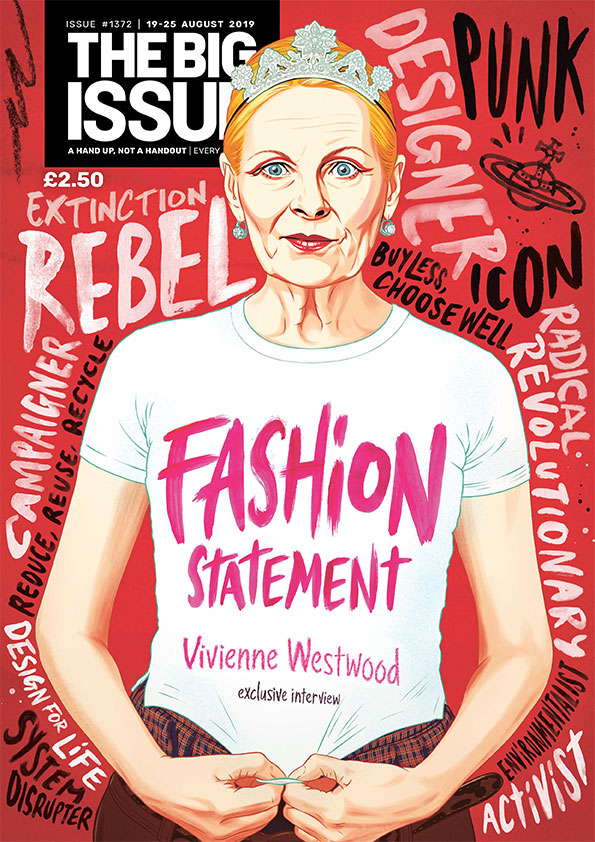 Vivienne Westwood is making a fashion statement with The Big Issue
