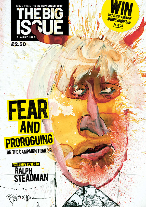 Fear and proroguing on the campaign trail with Ralph Steadman
