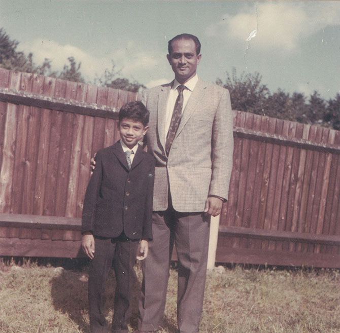 George Alagiah on his first English trip