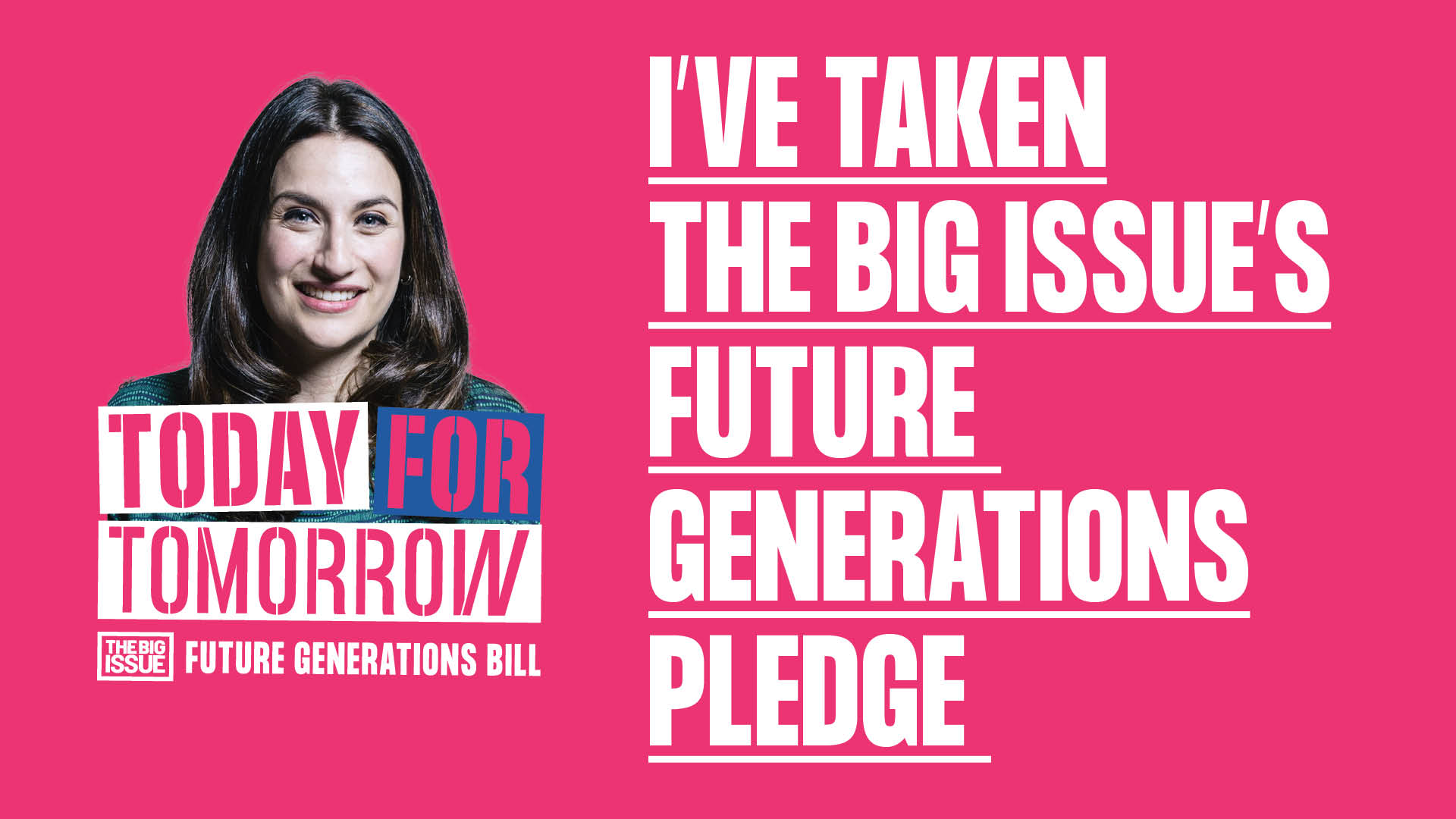 Luciana Berger Future Generations Pledge