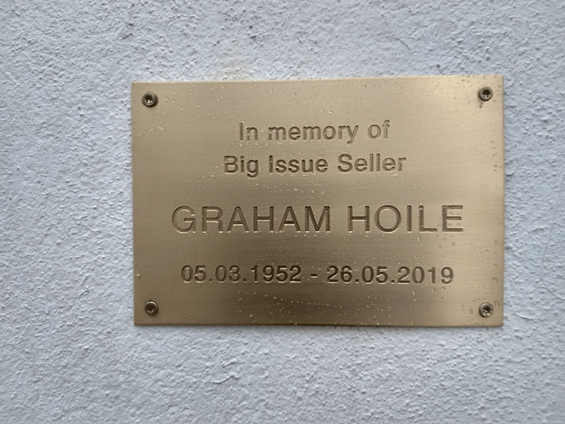 Graham Hoile plaque