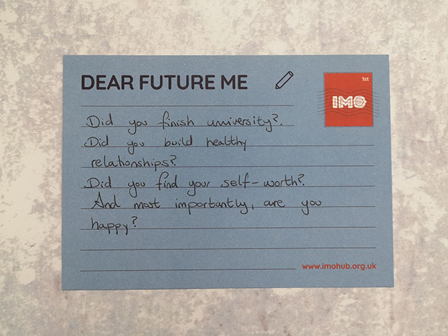 Dear Future Me IMO