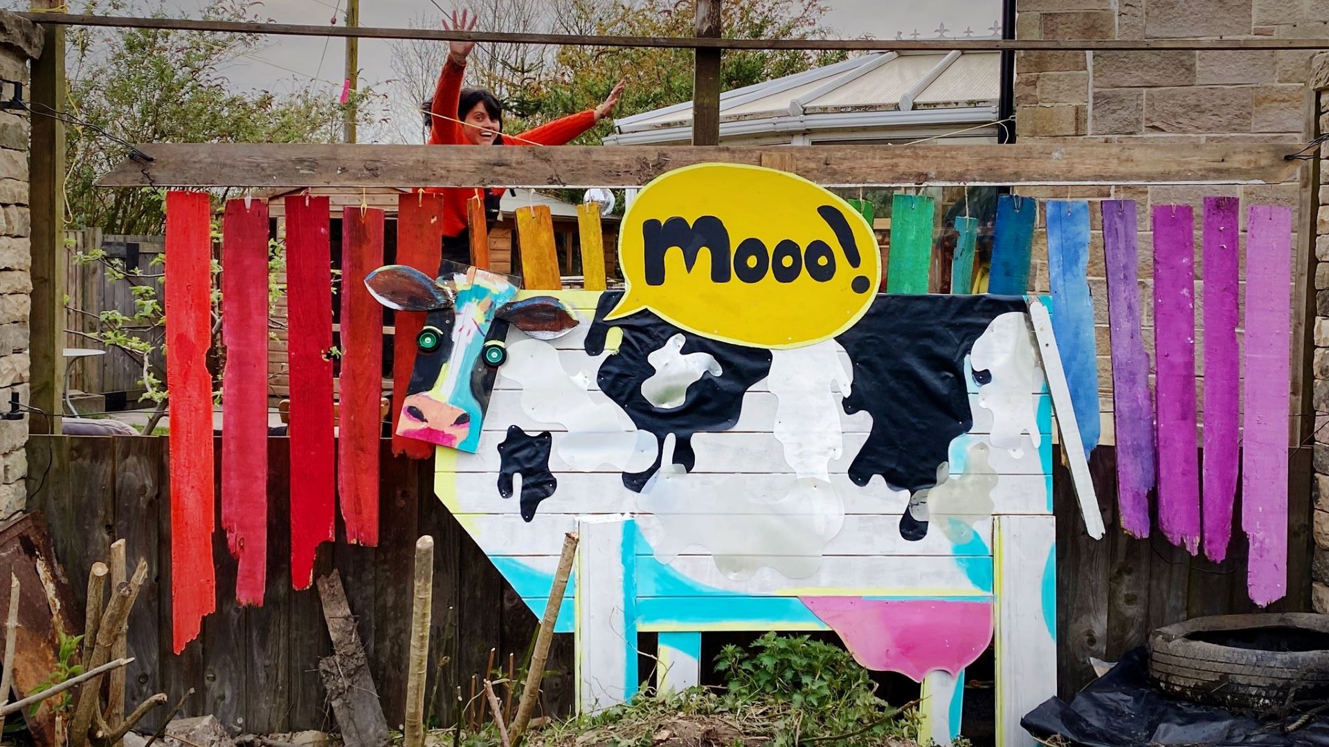 Belper Moo art by Emily Garces